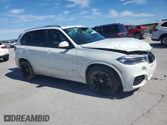 2017 BMW X5 sDrive35i with VIN 5UXKR2C32H0X07482, listed as a Copart auction lot 47985525 with 44,717 mi miles and Salvage Title. Bid and sale history available at carsss.com. Image 4.