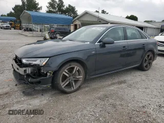 2017 Audi A4 Premium Plus with VIN WAUENAF48HN045416, listed as a Copart auction lot 57483785 with 61,567 mi miles and Salvage title. Bid and sale history available at DreamBid. Image 1.