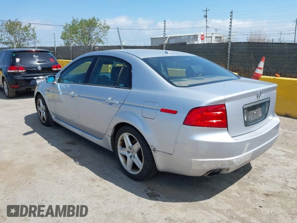 2005 Acura TL with VIN 19UUA66205A008810, listed as a IAAI auction lot 42079113 with 115,164 mi miles. Bid and sale history available at carsss.com. Image 3.