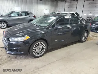2014 Ford Fusion Titanium Hybrid with VIN 3FA6P0RU9ER156384, listed as a Copart auction lot 53856705 with 159,075 mi miles and Clean Title. Bid and sale history available at carsss.com. Image 1.
