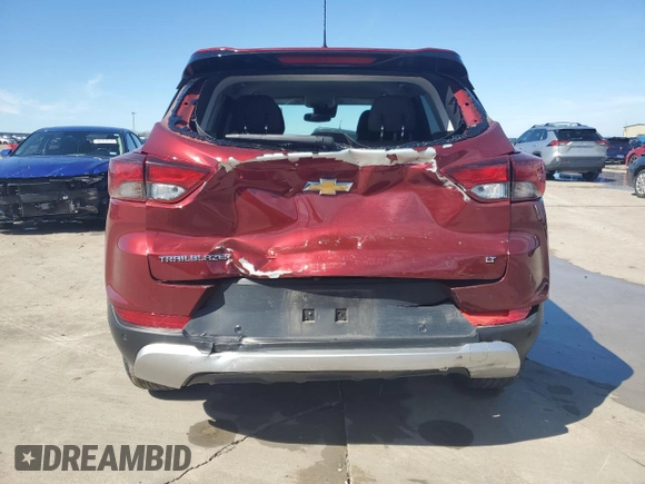 2022 Chevrolet TrailBlazer LT with VIN KL79MPSL4NB082836, listed as a Copart auction lot 46804885 with 80,293 mi miles and Salvage Title. Bid and sale history available at DreamBid. Image 6.