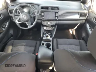 2020 Nissan LEAF SV Plus with VIN 1N4BZ1CP0LC309828, listed as a Copart auction lot 89184875 with Not Provided miles and Salvage Title. Bid and sale history available at DreamBid. Image 8.