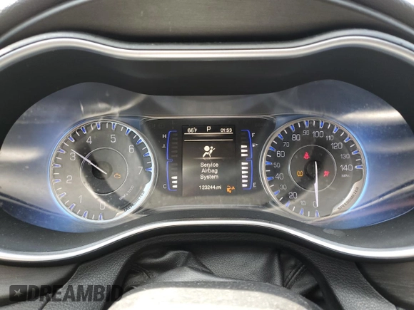 2015 Chrysler 200 Limited with VIN 1C3CCCAB0FN722834, listed as a Copart auction lot 54827095 with 123,244 mi miles and Clean title. Bid and sale history available at DreamBid. Image 9.