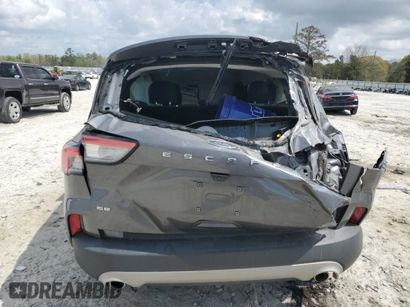 2021 Ford Escape SE with VIN 1FMCU0G65MUB10435, listed as a Copart auction lot 51562635 with 58,511 mi miles and Salvage title. Bid and sale history available at DreamBid. Image 6.