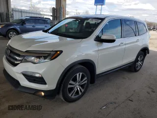 2017 Honda Pilot EX-L z VIN 5FNYF6H61HB084579, wystawiony jako Copart lot #49673445 z przebiegiem 274 006 mil mil oraz Szkoda całkowita • Salvage title. Historia ofert i sprzedaży dostępna na DreamBid. Obrazek 1.