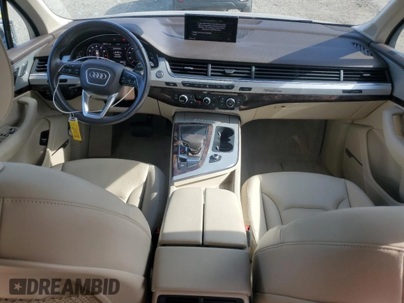 2019 Audi Q7 Premium Plus with VIN WA1LHAF7XKD024487, listed as a Copart auction lot 58400285 with 74,156 mi miles and Salvage title. Bid and sale history available at DreamBid. Image 8.