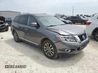2015 Nissan Pathfinder S with VIN 5N1AR2MN6FC647324, listed as a Copart auction lot 49912715 with 193,958 mi miles and Salvage Title. Bid and sale history available at carsss.com. Image 4.