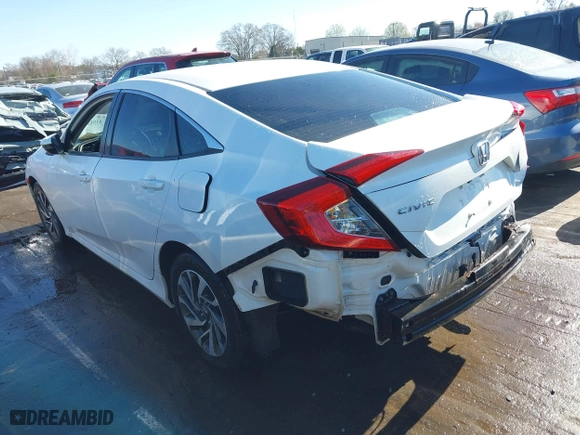 2016 Honda Civic Sedan EX with VIN 19XFC2F77GE214275, listed as a IAAI auction lot 41812843 with 85,850 mi miles. Bid and sale history available at carsss.com. Image 3.