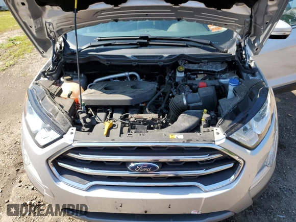 2019 Ford EcoSport Titanium with VIN MAJ6S3KL5KC277683, listed as a Copart auction lot 62121494 with 52,317 mi miles and Salvage Title. Bid and sale history available at DreamBid. Image 12.