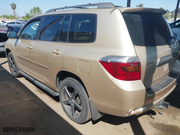 2008 Toyota Highlander Sport with VIN JTEDS43AX82060595, listed as a IAAI auction lot 41885581 with 209,600 mi miles. Bid and sale history available at carsss.com. Image 3.