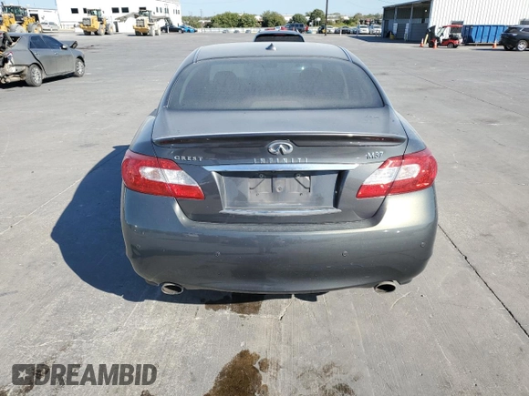 2013 Infiniti M37 with VIN JN1BY1AP0DM513091, listed as a Copart auction lot 76168224 with 140,523 mi miles and Salvage Title. Bid and sale history available at carsss.com. Image 6.