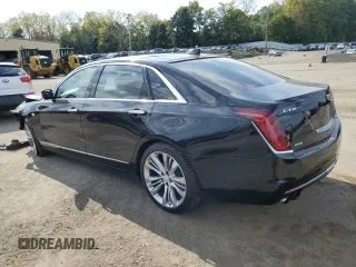 2018 Cadillac CT6 Sport AWD with VIN 1G6KP5R66JU113957, listed as a Copart auction lot 73043964 with 48,645 mi miles and Salvage title. Bid and sale history available at DreamBid. Image 2.