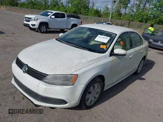 2012 Volkswagen Jetta Sedan SE w/Convenience & Sunroof with VIN 3VWDX7AJ8CM019794, listed as a IAAI auction lot 42124391 with 1 mi miles. Bid and sale history available at carsss.com. Image 2.