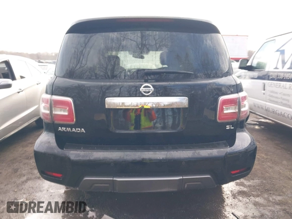 2020 Nissan Armada SL with VIN JN8AY2NC4LX519807, listed as a IAAI auction lot 41522194 with 108,532 mi miles. Bid and sale history available at carsss.com. Image 17.