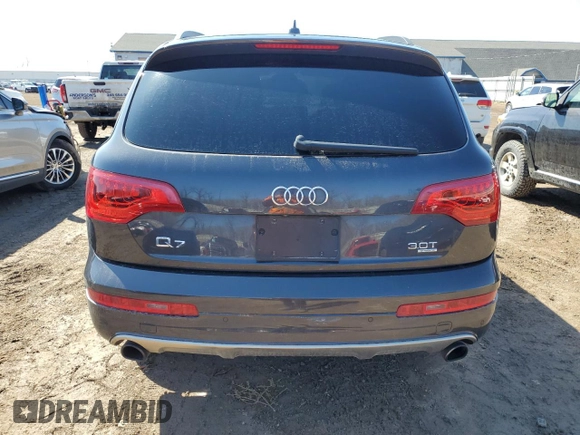 2015 Audi Q7 3.0T Premium Plus with VIN WA1LGAFE9FD001032, listed as a Copart auction lot 52765595 with 146,502 mi miles and Clean Title. Bid and sale history available at carsss.com. Image 6.