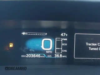 2016 Toyota Prius Two with VIN JTDKBRFU7G3019591, listed as a IAAI auction lot 41892131 with 203,646 mi miles and . Bid and sale history available at carsss.com. Image 15.