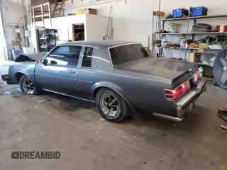 1987 Buick Regal with VIN 1G4GJ11Y4HP413978, listed as a Copart auction lot 72449154 with 52,519 mi miles and Salvage Title. Bid and sale history available at DreamBid. Image 2.