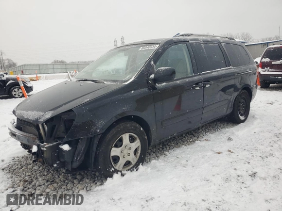 2010 Kia Sedona LX with VIN KNDMG4C30A6346610, listed as a Copart auction lot 86540934 with 194,832 mi miles and Salvage Title. Bid and sale history available at carsss.com. Image 1.