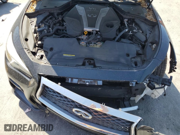 2018 Infiniti Q50 3.0t LUXE with VIN JN1EV7AP3JM591868, listed as a Copart auction lot 52430365 with 72,955 mi miles and Salvage Title. Bid and sale history available at carsss.com. Image 11.
