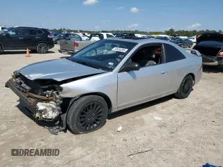 2001 Honda Civic EX with VIN 1HGEM229X1L098120, listed as a Copart auction lot 50434285 with 0 mi miles and Salvage Title. Bid and sale history available at carsss.com. Image 1.