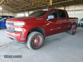2021 Chevrolet Silverado 1500 Custom with VIN 3GCPWBEH2MG157344, listed as a Copart auction lot 78091974 with 76,543 mi miles and Clean Title. Bid and sale history available at DreamBid. Image 1.