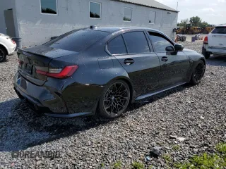 2024 BMW M3 Competition with VIN WBS33AY07RFR51488, listed as a Copart auction lot 61387385 with Not provided miles and Salvage title. Bid and sale history available at DreamBid. Image 3.