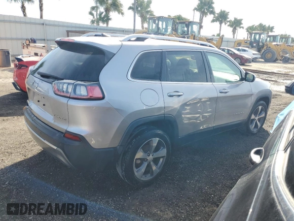 2019 Jeep Cherokee Limited with VIN 1C4PJLDB8KD123243, listed as a Copart auction lot 55253785 with Not provided miles and Non repairable. Bid and sale history available at DreamBid. Image 3.
