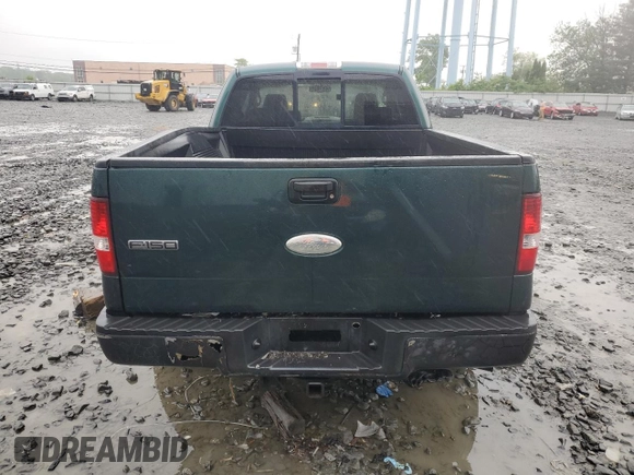2007 Ford F-150 XLT with VIN 1FTPX14597FA50022, listed as a Copart auction lot 56329335 with 139,500 mi miles and Salvage title. Bid and sale history available at DreamBid. Image 6.