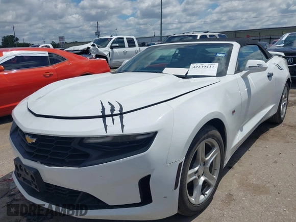 2020 Chevrolet Camaro 1LT with VIN 1G1FB3DX5L0128681, listed as a IAAI auction lot 42239437 with Not provided miles and . Bid and sale history available at DreamBid. Image 16.