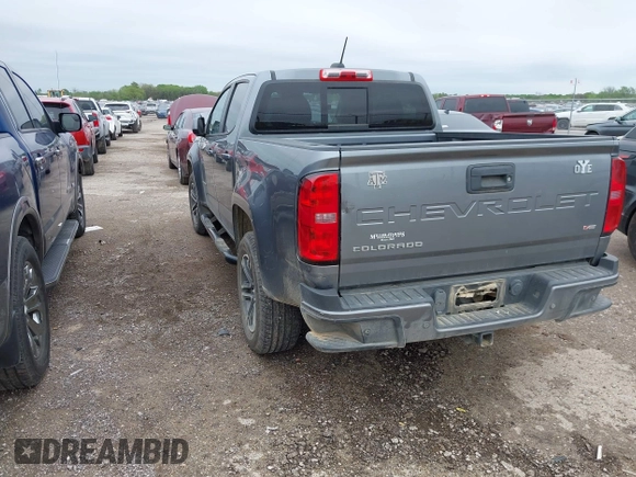 2021 Chevrolet Colorado 2WD LT with VIN 1GCGSCEN3M1134547, listed as a IAAI auction lot 41953779 with 104,028 mi miles and . Bid and sale history available at DreamBid. Image 3.