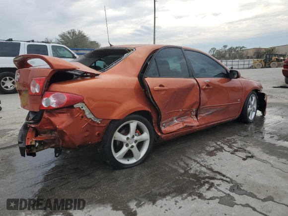 2005 Mazda 6 Sport S with VIN 1YVHP80D555M05050, listed as a Copart auction lot 88504175 with 177,825 mi miles and Salvage Title. Bid and sale history available at DreamBid. Image 3.
