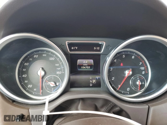2019 Mercedes-Benz GLE 400 with VIN 4JGDA5GB9KB215933, listed as a Copart auction lot 50123975 with 104,703 mi miles and Salvage title. Bid and sale history available at DreamBid. Image 9.