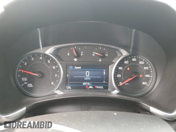2021 Chevrolet Equinox LT with VIN 3GNAXKEV2MS122137, listed as a Copart auction lot 52217525 with 49,718 mi miles and Clean Title. Bid and sale history available at DreamBid. Image 9.
