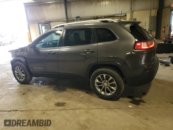 2019 Jeep Cherokee Latitude Plus with VIN 1C4PJMLB6KD460985, listed as a Copart auction lot 54386405 with 79,760 mi miles and Salvage Title. Bid and sale history available at DreamBid. Image 2.