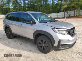 2022 Honda Pilot TrailSport z VIN 5FNYF6H89NB060351, wystawiony jako Copart lot #53671515 z przebiegiem 43 869 mil mil oraz Szkoda całkowita • Salvage title. Historia ofert i sprzedaży dostępna na DreamBid. Obrazek 4.