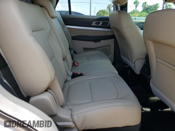 2017 Ford Explorer XLT with VIN 1FM5K7D89HGD36253, listed as a Copart auction lot 58910615 with 88,840 mi miles and Salvage title. Bid and sale history available at DreamBid. Image 11.