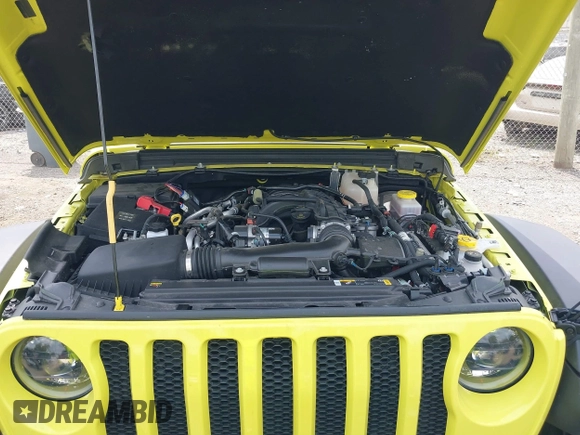 2023 Jeep Wrangler Sport with VIN 1C4HJXDG5PW693865, listed as a IAAI auction lot 40068881 with 12,149 mi miles and . Bid and sale history available at DreamBid. Image 10.