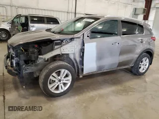 2017 Kia Sportage LX z VIN KNDPMCAC6H7066424, wystawiony jako Copart lot #58865045 z przebiegiem 168 132 mil mil oraz Szkoda całkowita • Salvage title. Historia ofert i sprzedaży dostępna na DreamBid. Obrazek 1.