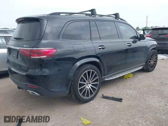 2023 Mercedes-Benz GLS 450 with VIN 4JGFF5KE6PA936445, listed as a IAAI auction lot 42248909 with 51,495 mi miles and . Bid and sale history available at DreamBid. Image 4.