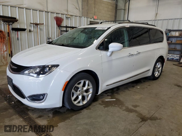 2017 Chrysler Pacifica Touring L with VIN 2C4RC1BGXHR831361, listed as a Copart auction lot 55172955 with 104,116 mi miles and Non Repairable. Bid and sale history available at DreamBid. Image 1.