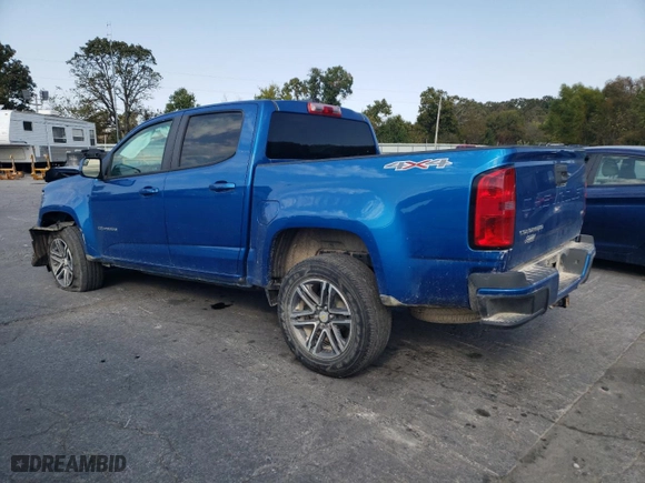 2021 Chevrolet Colorado 4WD Work Truck with VIN 1GCGTBEN4M1186566, listed as a Copart auction lot 75262794 with 94,819 mi miles and Salvage Title. Bid and sale history available at carsss.com. Image 2.