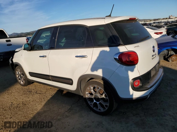 2014 FIAT 500L Trekking with VIN ZFBCFADH3EZ003868, listed as a Copart auction lot 88473055 with 102,132 mi miles and Salvage Title. Bid and sale history available at DreamBid. Image 2.