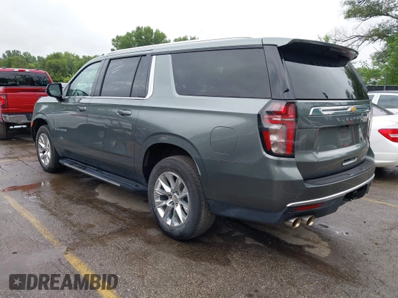 2023 Chevrolet Suburban Premier with VIN 1GNSKFKD4PR362478, listed as a IAAI auction lot 42824056 with Not provided miles and . Bid and sale history available at DreamBid. Image 3.