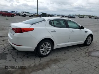 2013 Kia Optima EX with VIN 5XXGN4A78DG231512, listed as a Copart auction lot 52190005 with 160,891 mi miles and Salvage Title. Bid and sale history available at DreamBid. Image 3.