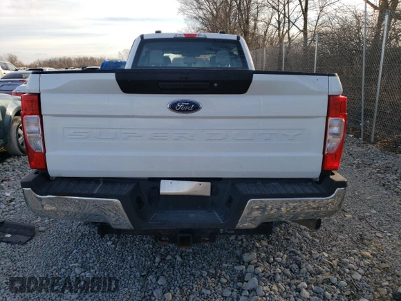 2022 Ford F-250 XL with VIN 1FT7W2A60NEC59187, listed as a Copart auction lot 41717955 with 77,080 mi miles and Salvage title. Bid and sale history available at DreamBid. Image 6.