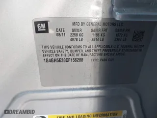 2012 Buick LaCrosse Premium 3 with VIN 1G4GH5E38CF156288, listed as a IAAI auction lot 41263044 with 94,827 mi miles. Bid and sale history available at carsss.com. Image 9.