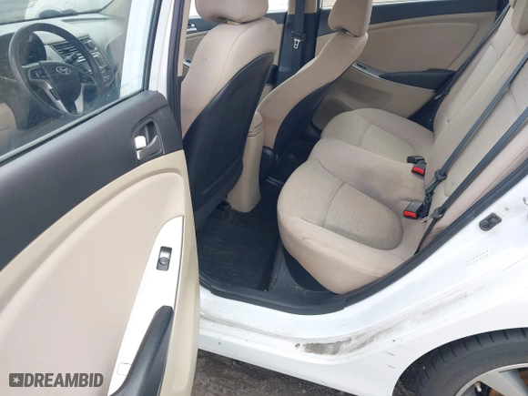2017 Hyundai Accent SE with VIN KMHCT4AEXHU361631, listed as a IAAI auction lot 42037045 with 136,847 mi miles. Bid and sale history available at carsss.com. Image 8.