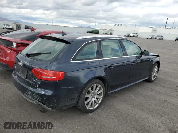 2012 Audi A4 2.0T Premium Plus with VIN WAUWFAFL1CA021726, listed as a Copart auction lot 44306125 with 0 mi miles and Salvage Title. Bid and sale history available at carsss.com. Image 3.