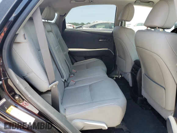 2011 Lexus RX 450h with VIN JTJZB1BA6B2004703, listed as a Copart auction lot 61730215 with 185,388 mi miles and Salvage title. Bid and sale history available at DreamBid. Image 11.