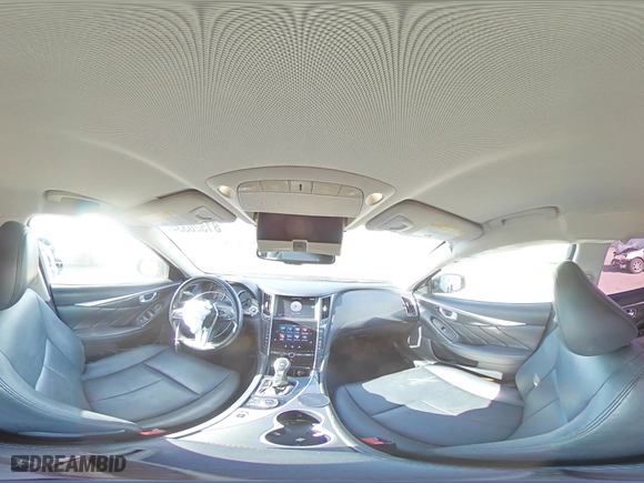 2018 Infiniti Q50 2.0t PURE with VIN JN1CV7AP4JM240457, listed as a Copart auction lot 81520334 with 154,438 mi miles and Salvage Title. Bid and sale history available at carsss.com. Image 13.